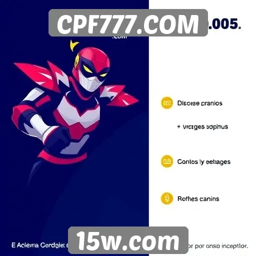 Sistema de bônus e promoções do CPF777 em destaque